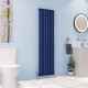 Deddington Cobalt Blue Vertical Radiator 1800mm x 470mm